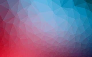 Light Blue, Red vector abstract mosaic backdrop.