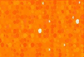 Light Orange vector pattern with lamp shapes.