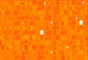 Light Orange vector pattern with lamp shapes.