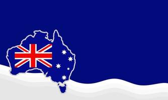 Background Australia Day vector illustration, and Copy Space Area. Suitable to be placed on content with that theme.