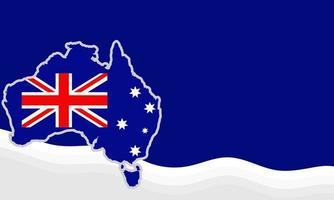 Background Australia Day vector illustration, and Copy Space Area. Suitable to be placed on content with that theme.