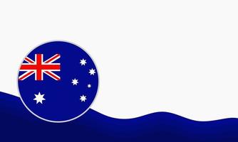 Background Australia Day vector illustration, and Copy Space Area. Suitable to be placed on content with that theme.