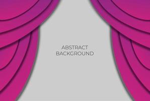 Abstract Paper with Red Pink Curtain Background. Vector Illustration