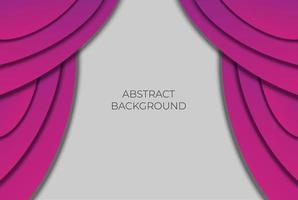 Abstract Paper with Red Pink Curtain Background. Vector Illustration