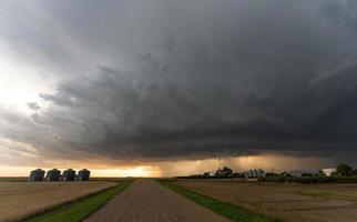 tormenta de la pradera canadá foto