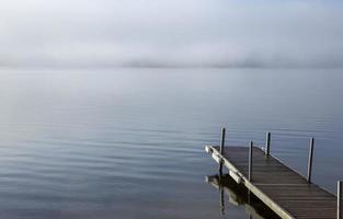 Sunrise Northern Lake Dock photo