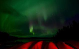 auroras boreales canadá foto