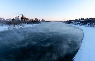 escena de invierno saskatoon foto