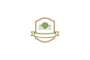 Simple Minimalist Door Window Logo Design Vector