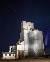 Neowise Comet and Grain Elevator photo