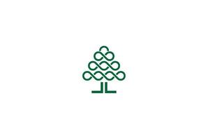 círculo roble baniano arce árbol genealógico de la vida sello sello emblema logo diseño vector