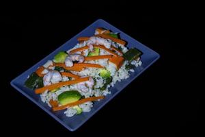 rice salad with shrimp photo