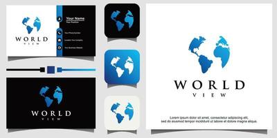 World Globe Logo vector