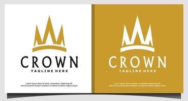 Queen King Princess Crown Royal beauty luxury logo design