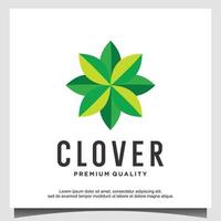 Clover leaf logo vector