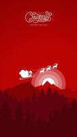 Merry Christmas background vector illustration with Copy space
