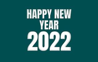 happy new year 2022 editable text effect  Free Vector