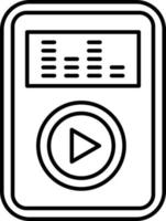 Audio Player Icon Style vector