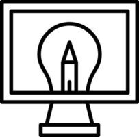 Computer Graphic Icon Style vector