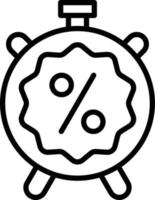 Stopwatch Icon Style vector