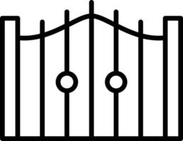 Gate Icon Style vector