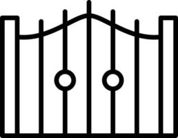 Gate Icon Style vector