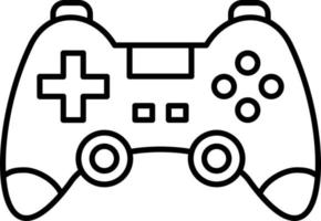 estilo de icono de gamepad vector