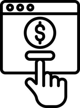 Subscription Model Icon Style vector