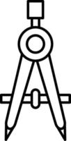 Compass Icon Style vector