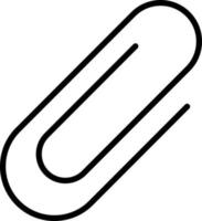 Paper Clip Icon Style vector