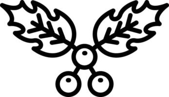 Mistletoe Icon Style vector
