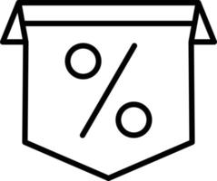 Label Icon Style vector