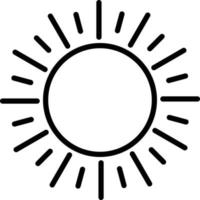 Sun Icon Style vector