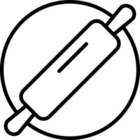 Rolling Pin Icon Style vector