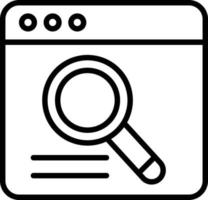 Search Engine Icon Style vector