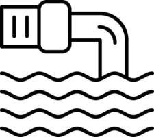 Waste Water Icon Style vector