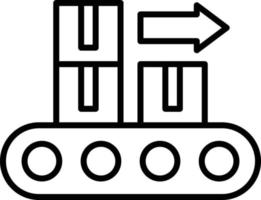 Conveyor Belt Icon Style vector