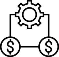 Money Management Icon Style vector