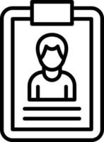 Curriculum Icon Style vector