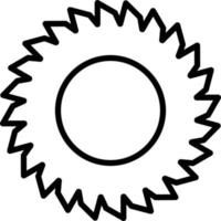Circular Saw Icon Style vector