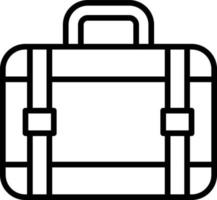 Suitcase Icon Style vector