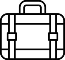 Suitcase Icon Style vector