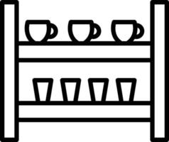 Shelf Icon Style vector