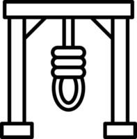 Gibbet Icon Style vector