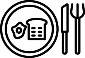 Break Fast Icon Style vector