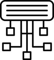 Sitemap Icon Style vector