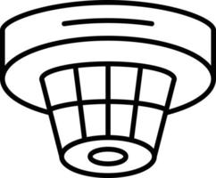 Smoke Detector Icon Style vector