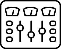 Control Panel Icon Style vector