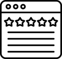 Reviews Icon Style vector