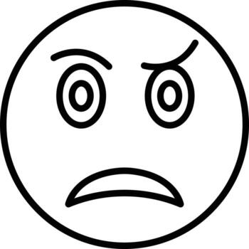 estilo de icono confuso vector